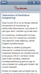 Mobile Screenshot of easyaccess.no